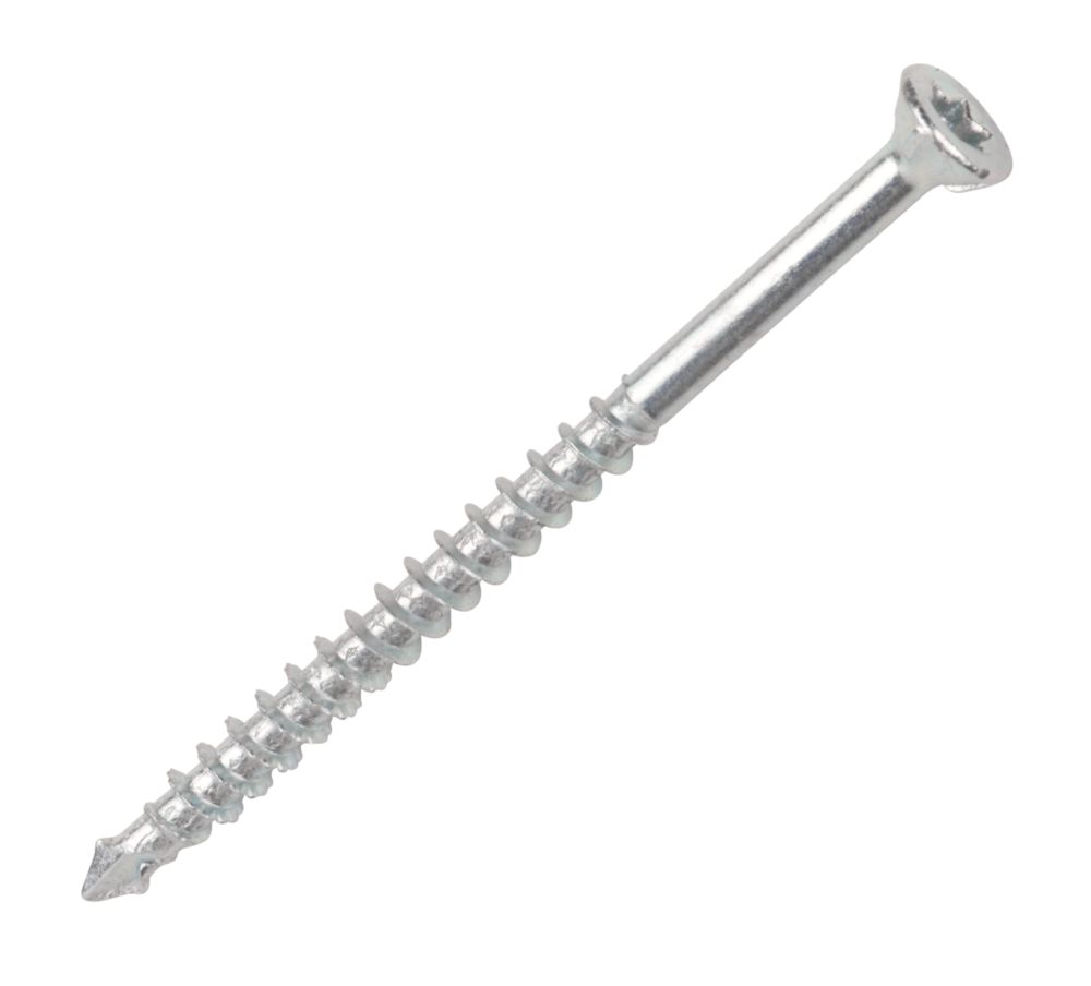 Image of Spax TX Countersunk Self-Drilling Blue Zinc MDF Screw 4mm x 60mm 100 Pack 