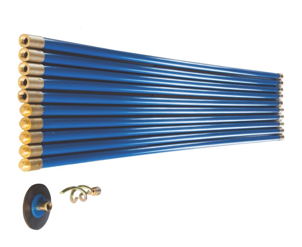 Image of Bailey 25mm Blue Drain Cleaning Set 20m 