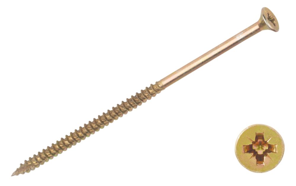 Image of TurboGold PZ Double-Countersunk Multipurpose Screws 5mm x 120mm 50 Pack 