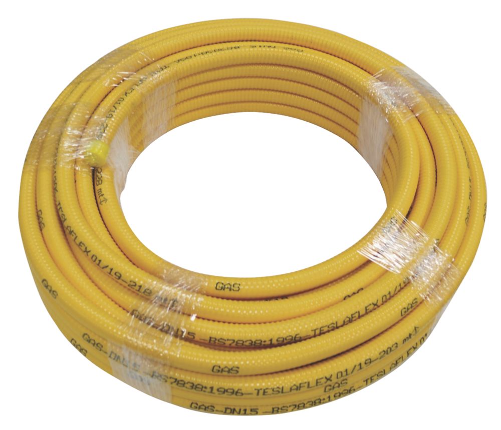 Image of Teslaflex CSST Gas Pipe 15.5mm x 30m DN15 