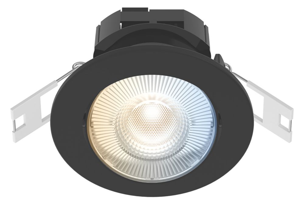 Image of Calex SMD 220-240V 2700-6500K Adjustable Tilting Head LED Smart Downlight With Variable White Light Black 4.9W 345lm 