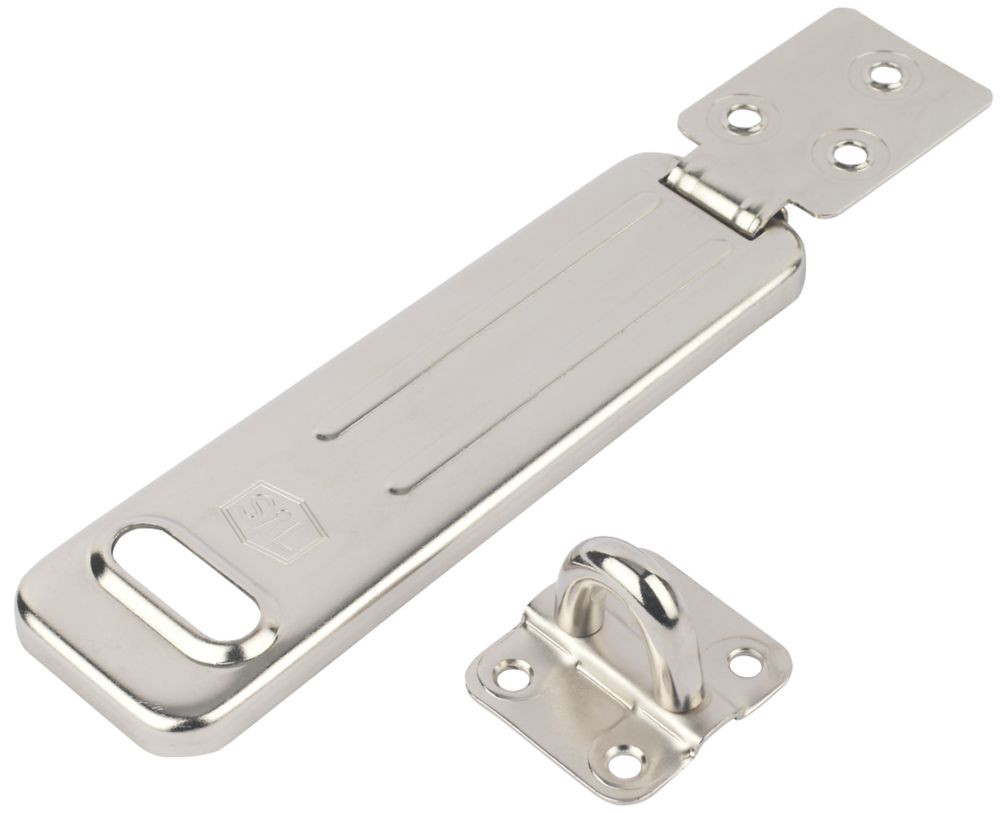 Image of Smith & Locke Hasp & Staple Nickel 150mm 