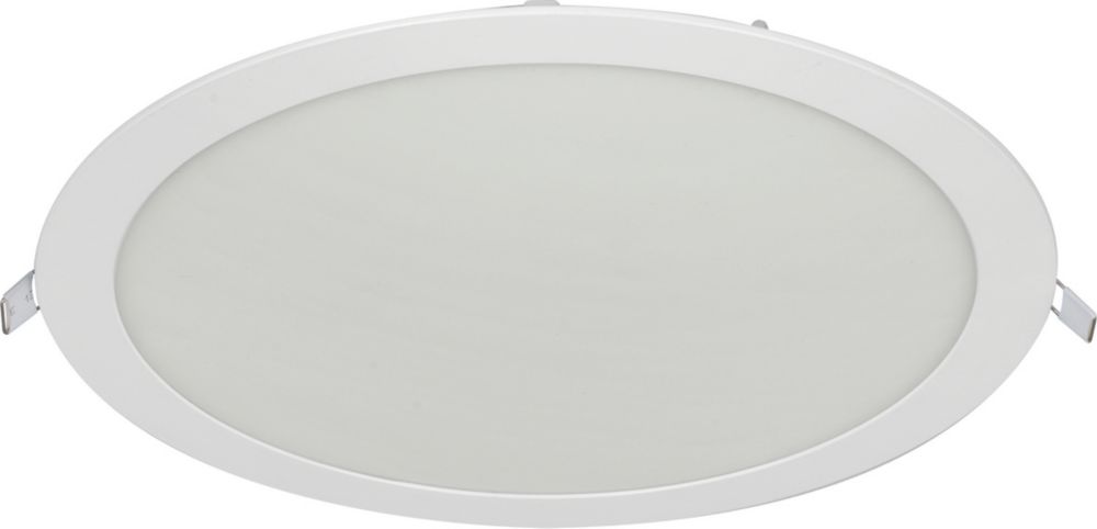 Image of Luceco ECO Circular Fixed LED Low Profile Slimline Downlight White 24W 2040lm 