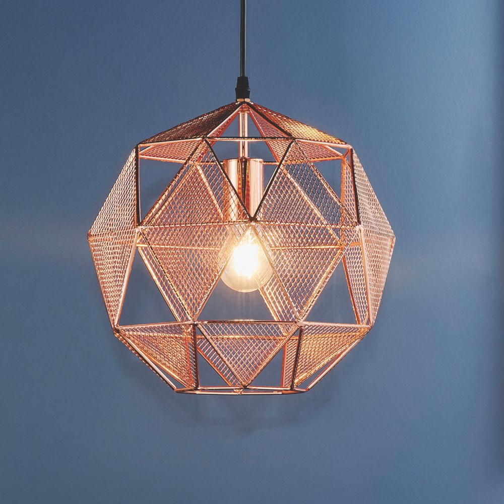 Image of Quay Design Atlas Ceiling Pendant Copper 