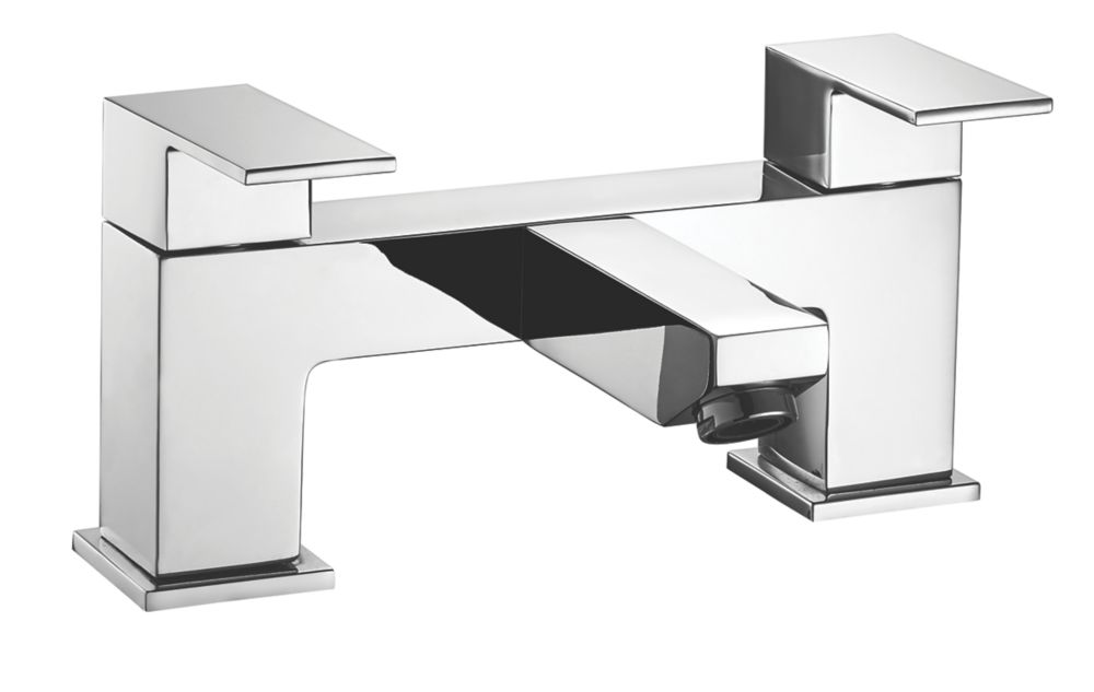 Image of ETAL Veal Deck-Mounted Bath Filler Polished Chrome 