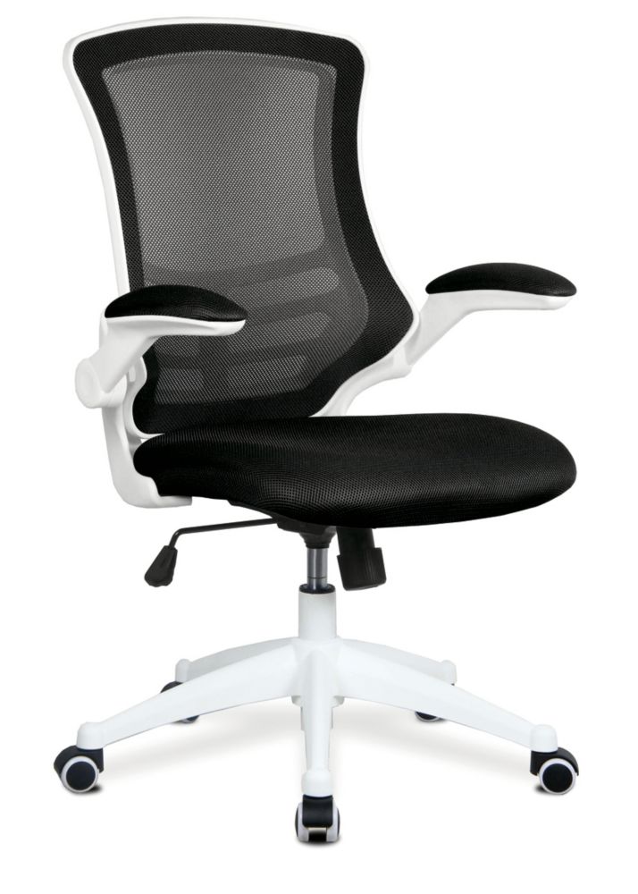 Image of Nautilus Designs Luna Medium Back Task/Operator Chair Black 