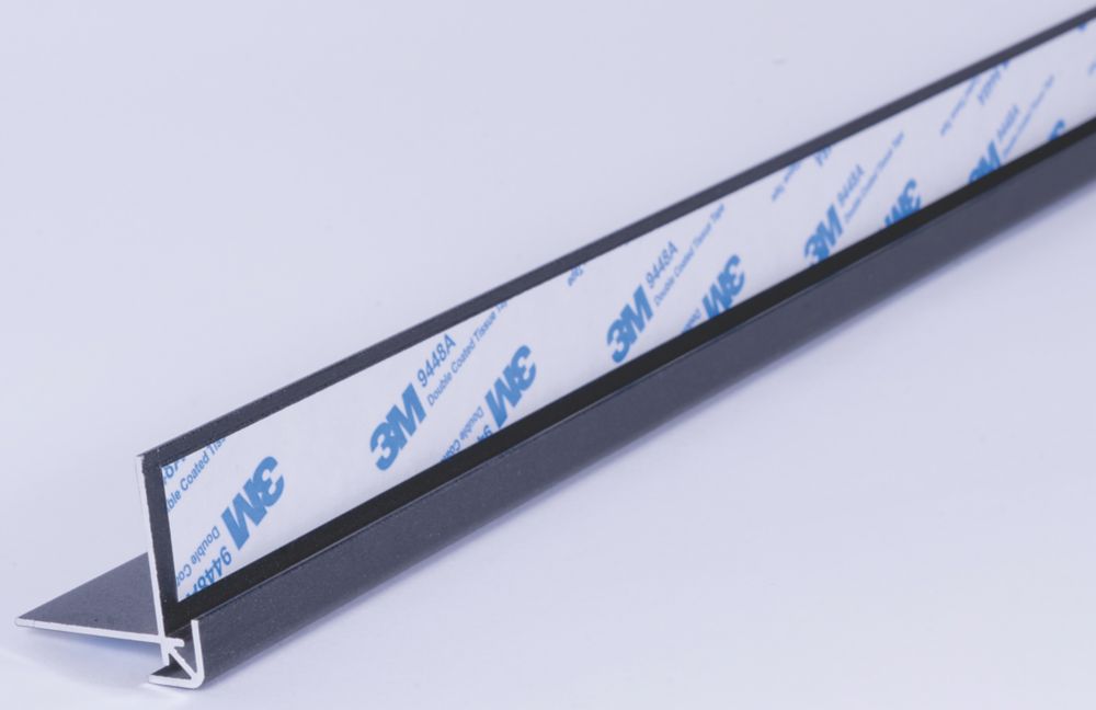 Image of Splashwall External Corner Matt Anthracite 600mm x 4mm 