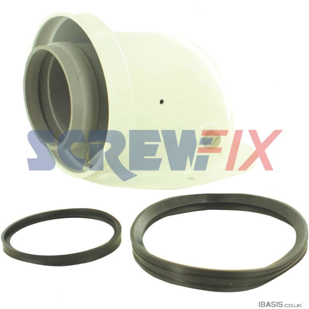 Image of Baxi 5000277 Suprima HE Flue Elbow Kit 
