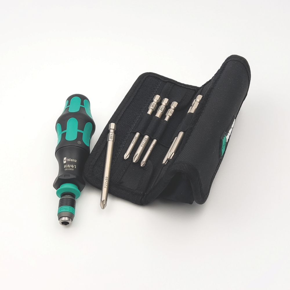 Image of Wera Kraftform Kompakt 20 Tool Finder 2 Interchangeable Screwdriver Set 13 Pieces 