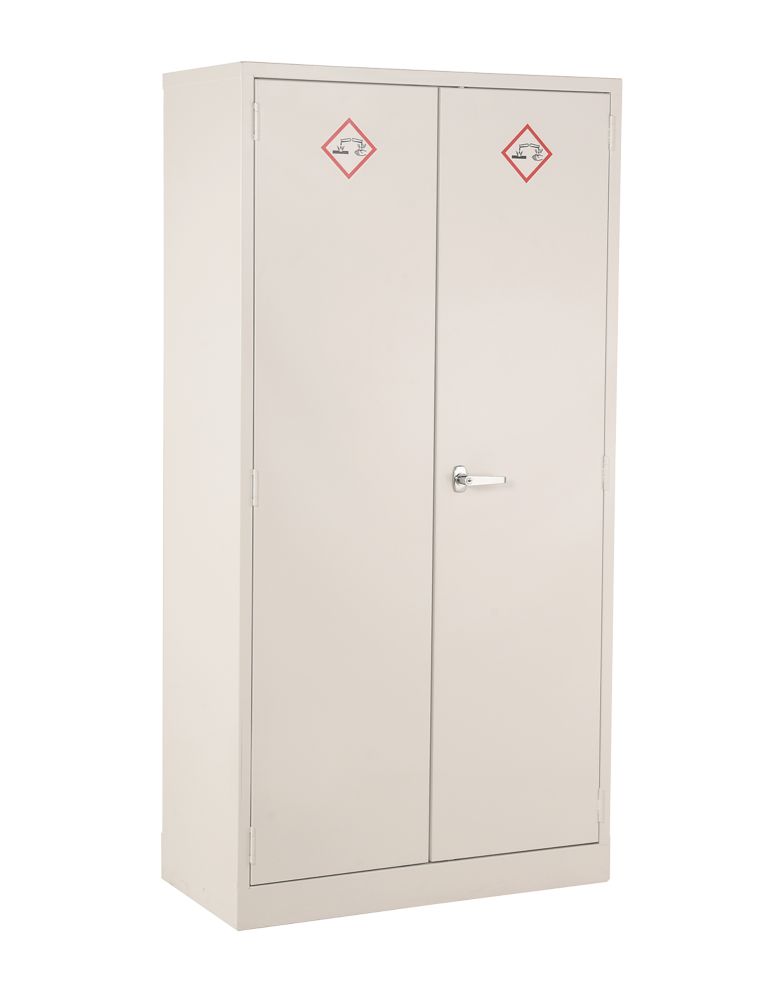 Image of 3-Shelf Acid Cabinet White 915mm x 457mm x 1829mm 