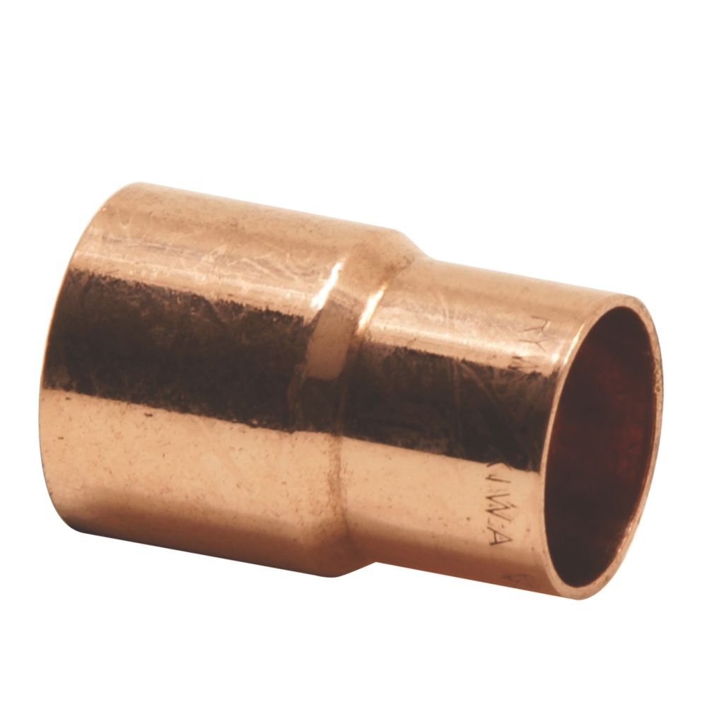 Image of Endex Copper End Feed Reducing Couplers 15mm x 10mm 2 Pack 