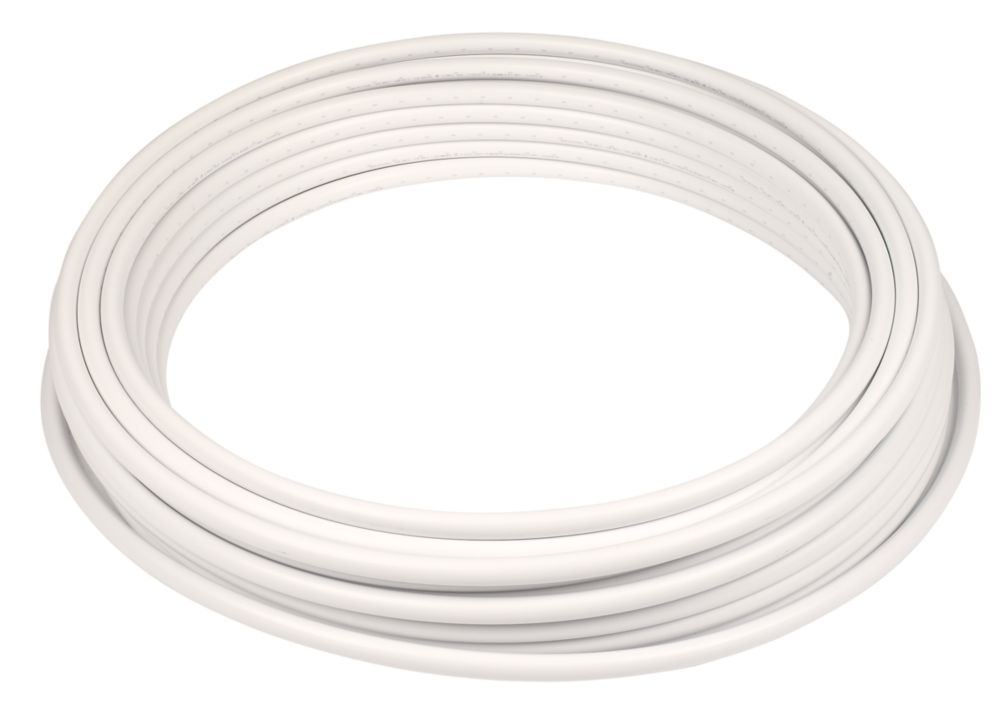 Image of JG Speedfit 22BPB-50C Push-Fit Polybutylene Layflat Pipe 22mm x 50m White 