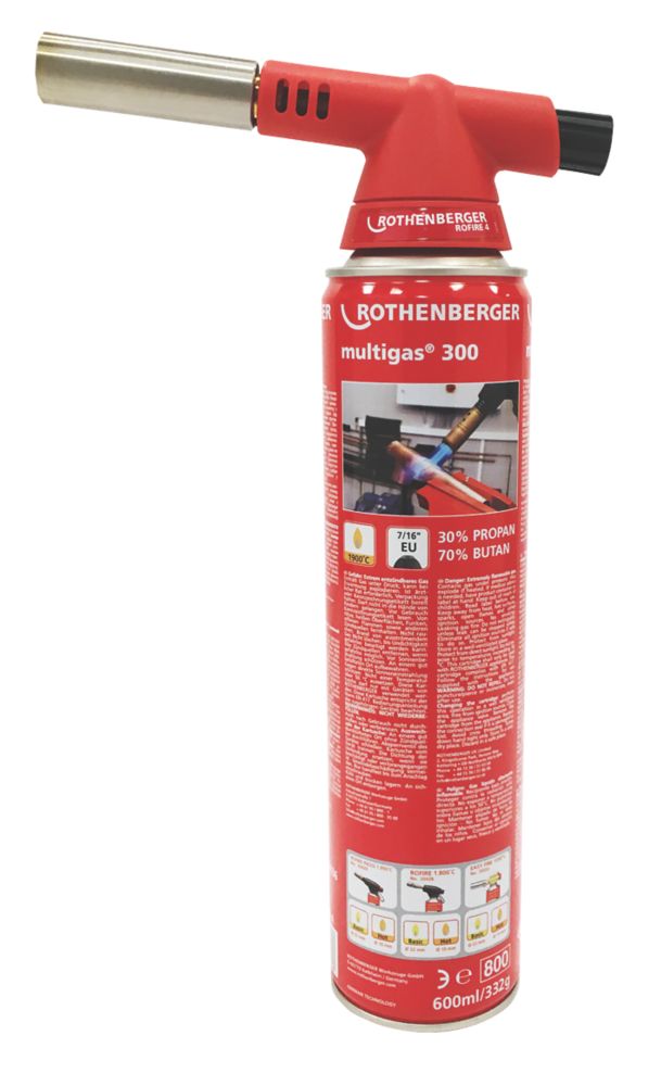 Image of Rothenberger Butane/Propane Mix Soldering Torch 