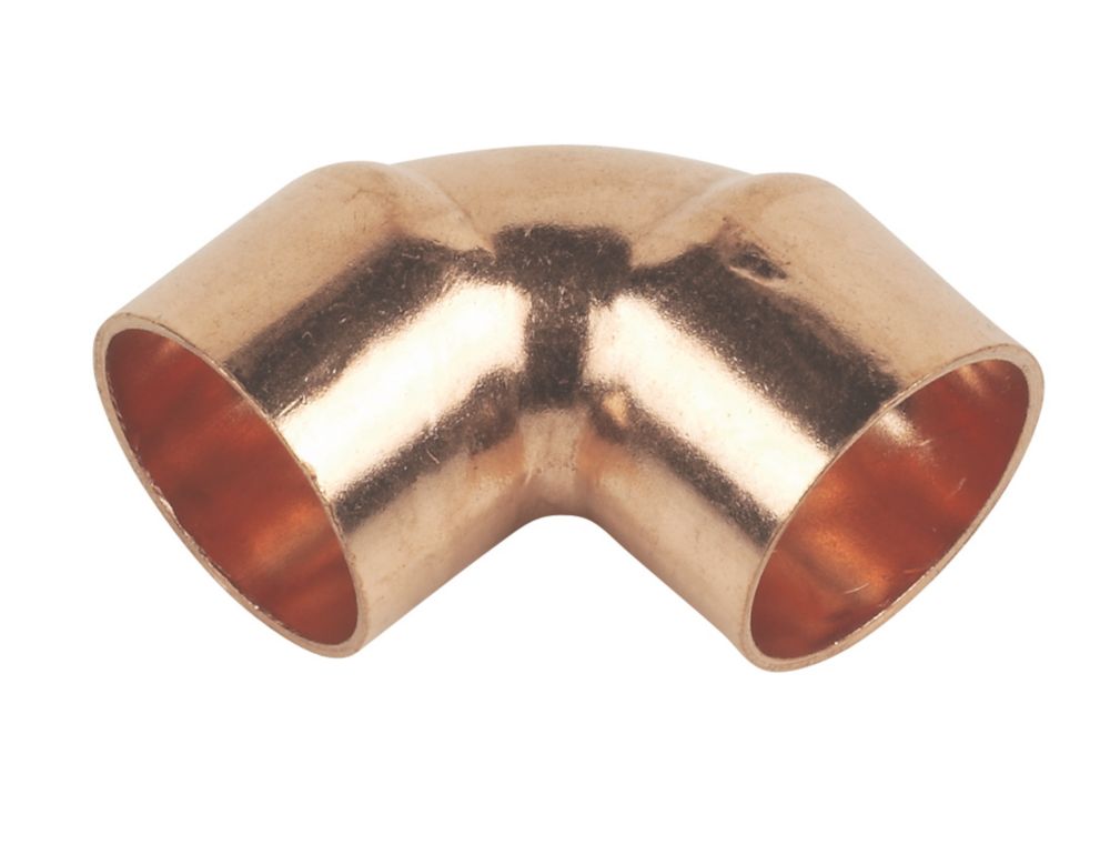 Image of Flomasta End Feed Equal 90Â° Elbows 22mm 2 Pack 