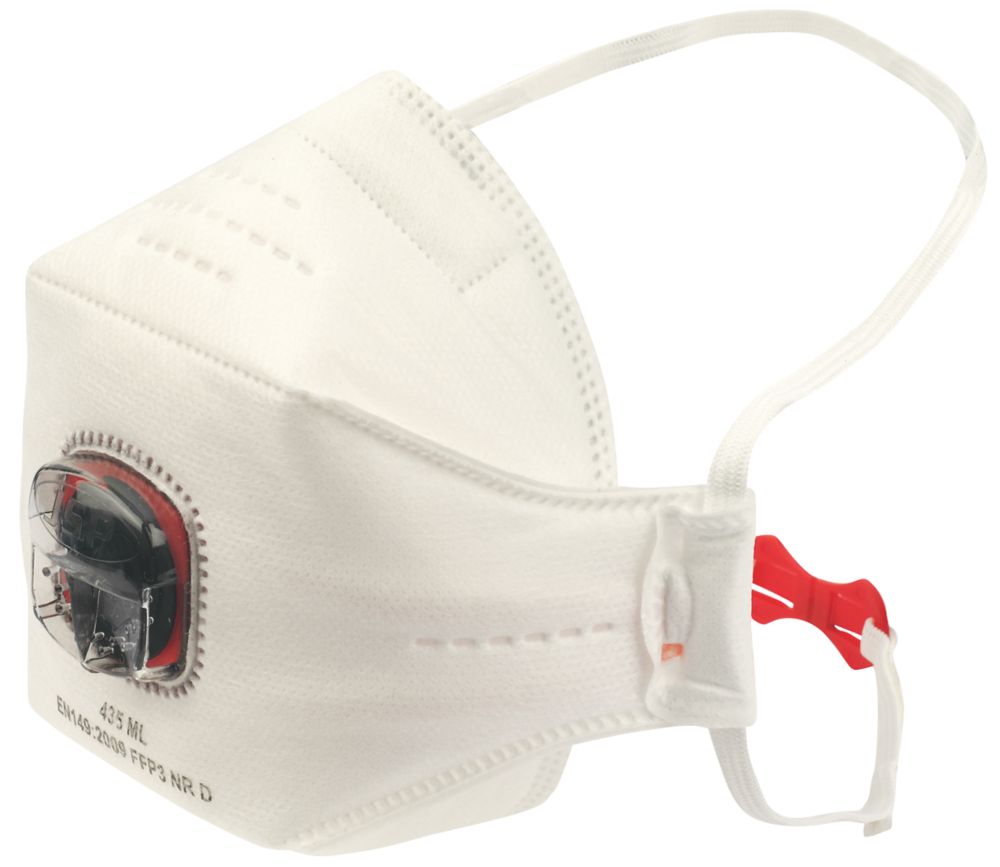 Image of JSP SpringFit Disposable Tri-Fold Flat Mask P3 