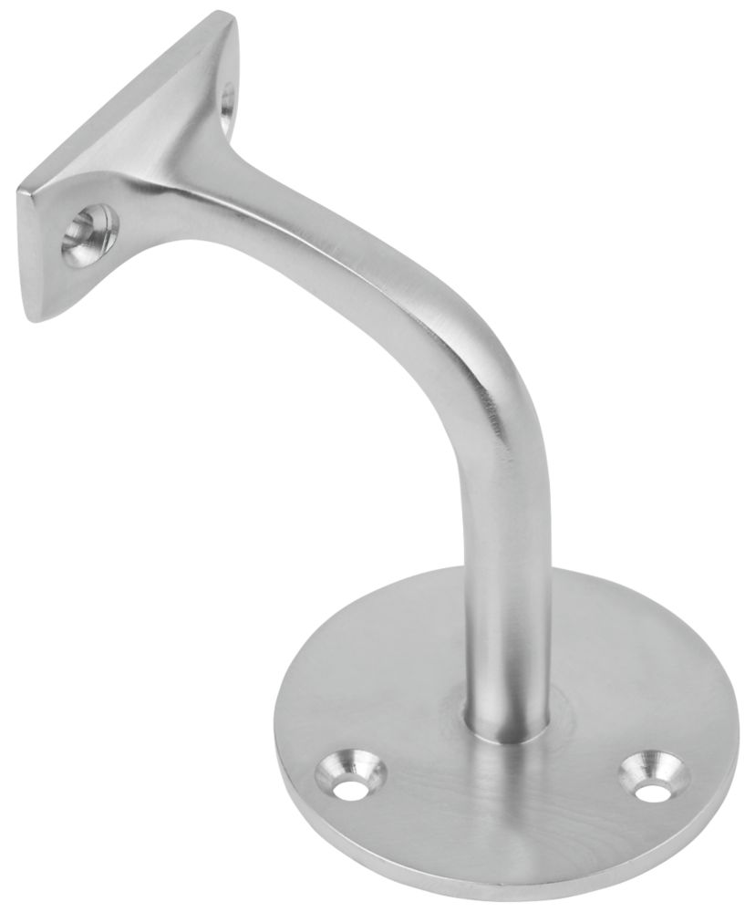 Image of Handrail Bracket Satin Chrome 65mm 