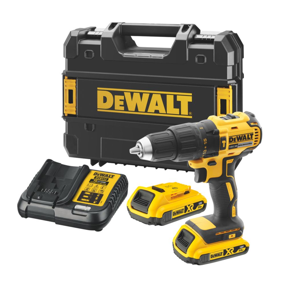 Image of DeWalt DCD778D2T-SFGB 18V 2 x 2.0Ah Li-Ion XR Brushless Cordless Combi Drill 