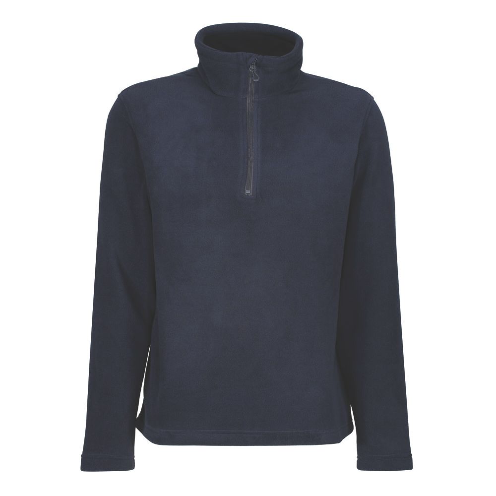 Image of Regatta Honestly Made Half Zip Fleece Navy XX Large 47" Chest 