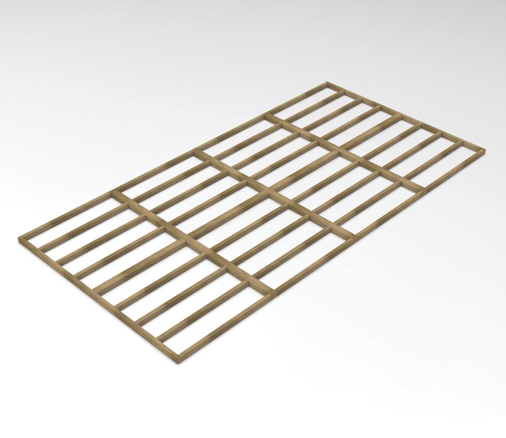 Image of Forest 19' 6" x 10' Timber Shed Base 