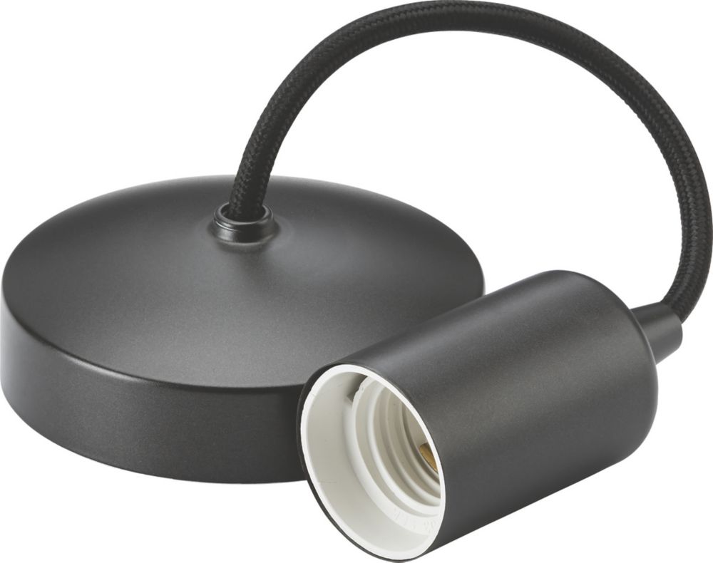 Image of Knightsbridge Contemporary Pendant Smoked Bronze 