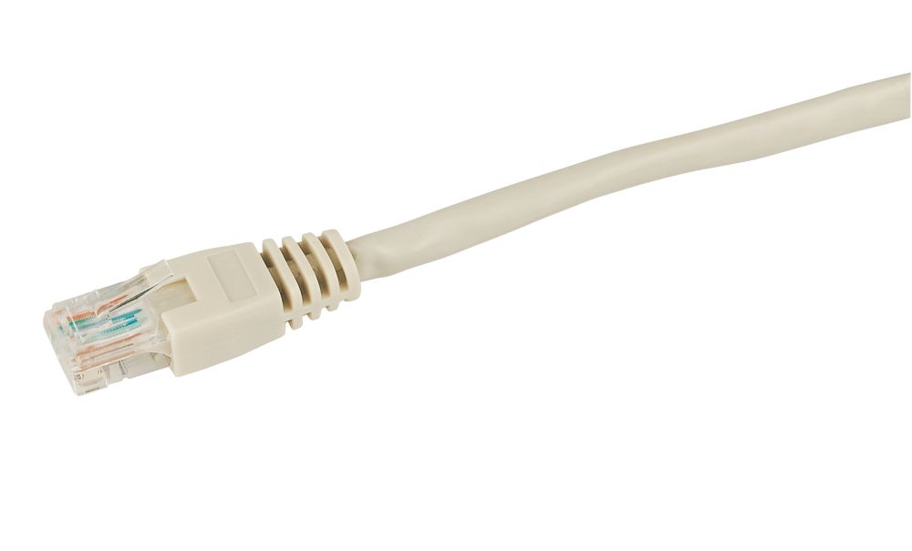 Image of Philex Beige Unshielded RJ45 Cat 5e Ethernet Cable 10m 