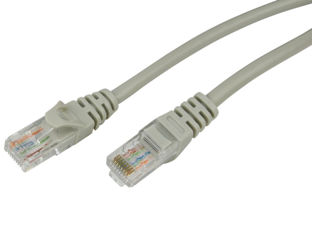 Image of Philex Beige Unshielded RJ45 Cat 5e Ethernet Cable 10m 