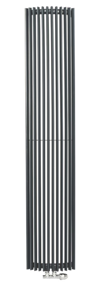 Image of Ximax Aurora Edge Designer Radiator 1800mm x 340mm Anthracite 2901BTU 