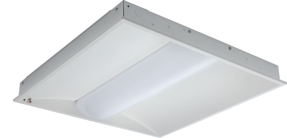 Image of Knightsbridge EL6060EM Maintained or Non-Maintained Switchable Emergency Square 600mm x 600mm LED Troffer Panel with Self Test Emergency Function 33W 4500lm 