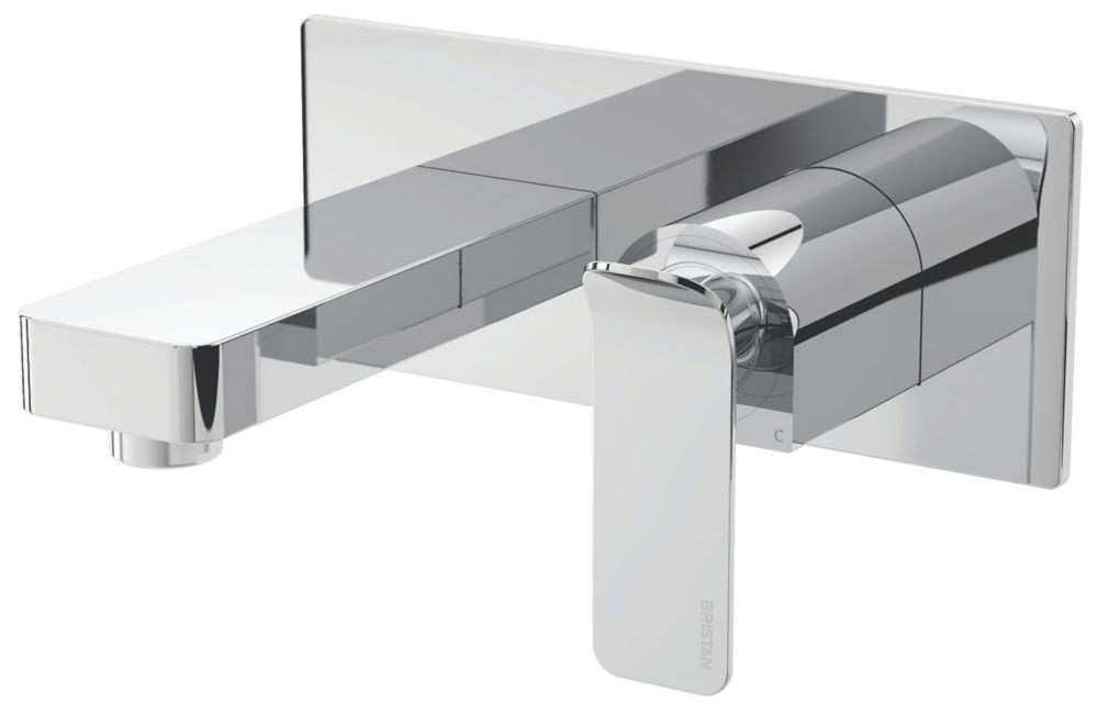 Image of Bristan Alp Wall-Mounted Wall-Mounted Bath Filler Tap Chrome 