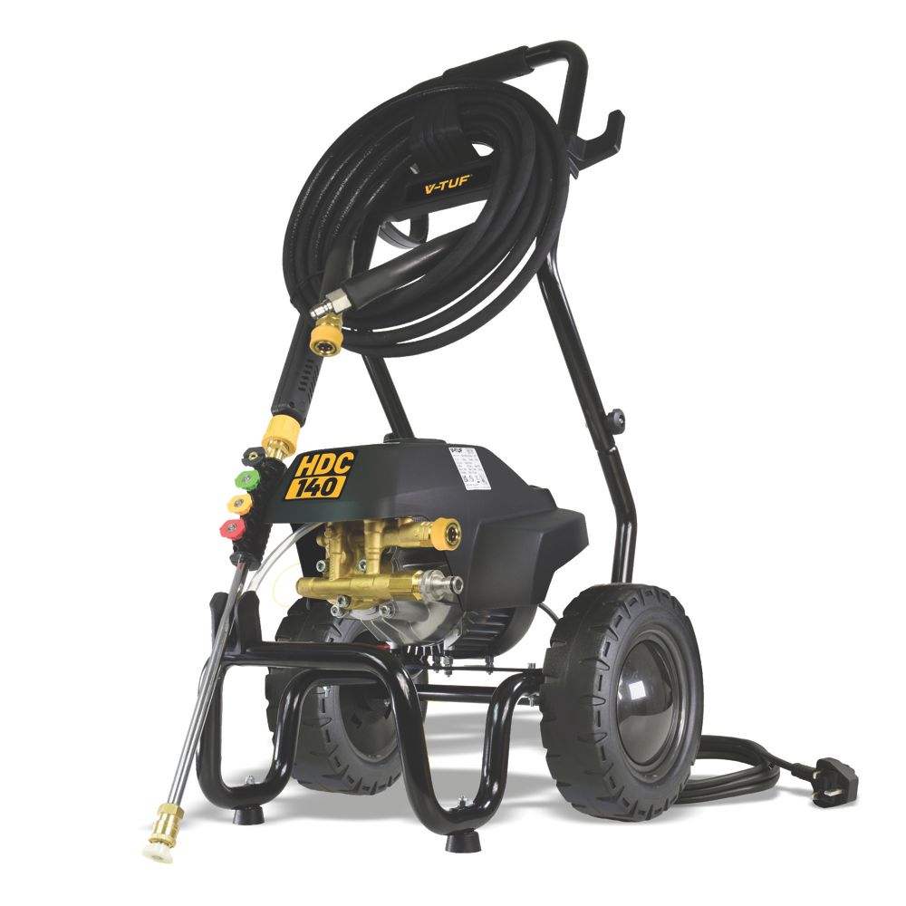 Image of V-Tuf HDC140-240 140bar Electric Cold Pressure Washer with Cage Frame 2800W 240V 