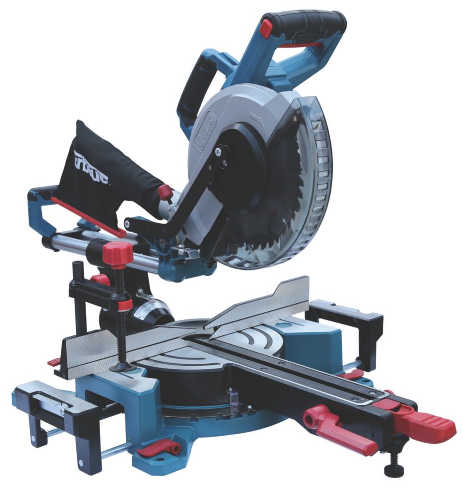 Image of Erbauer EMIS216S 216mm Electric Double-Bevel Sliding Mitre Saw 220-240V 