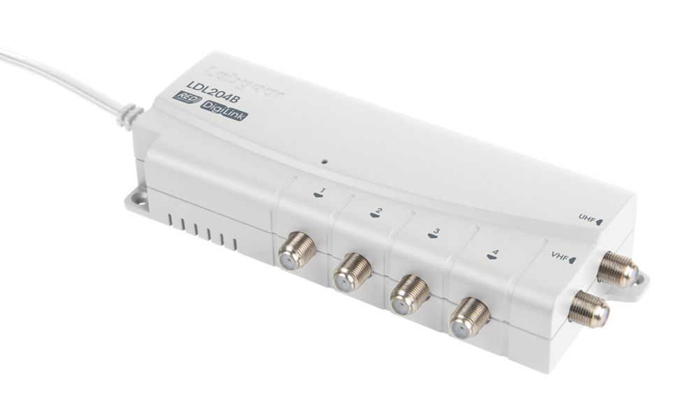 Image of Labgear LDL204B 4-Way Aerial Amplifier with Bypass 