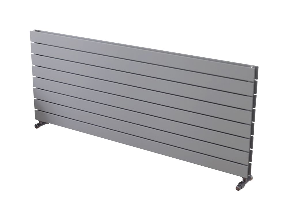 Image of Ximax Oceanus Designer Radiator 595mm x 1200mm Silver 4935BTU 