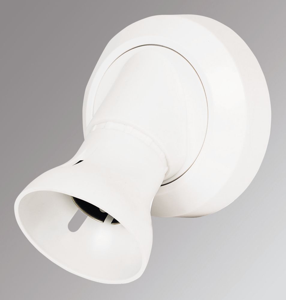 Image of Crabtree Capital Angled HO Batten Lamp Holder Light Fitting BC 2.5" 