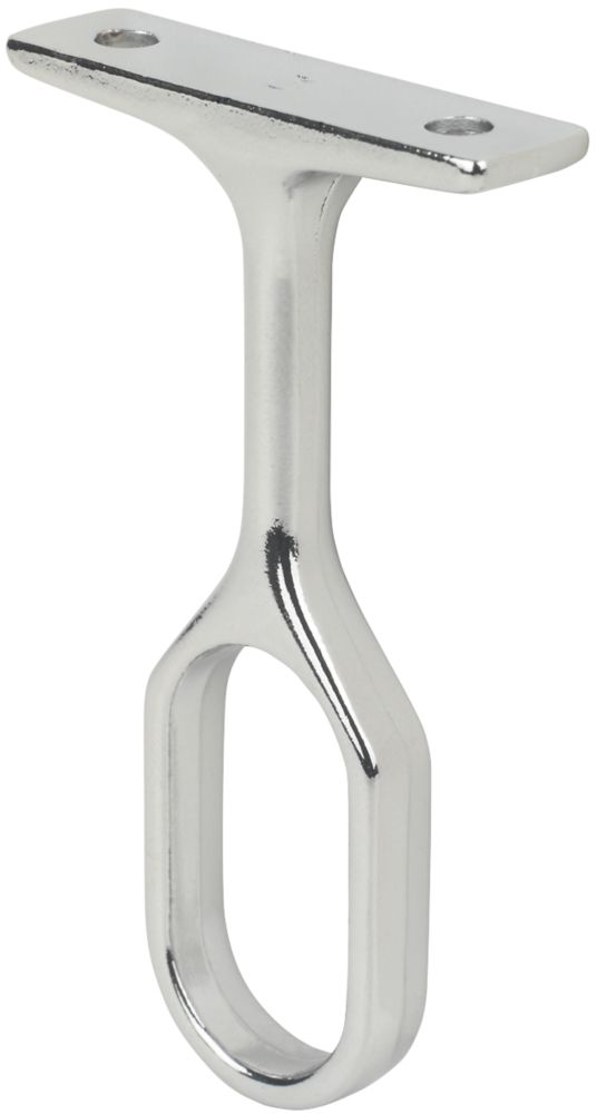 Image of Smith & Locke Oval Rail Centre Bracket Polished Chrome 30mm 