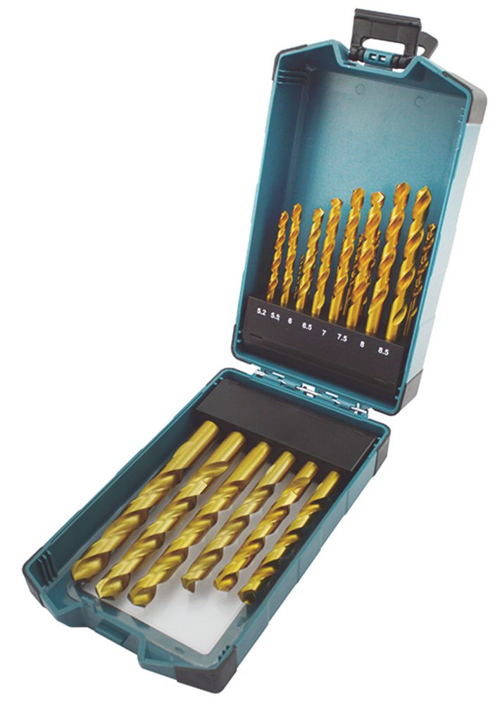 Image of Erbauer Straight Shank HSS Drill Bits 25 Piece Set 