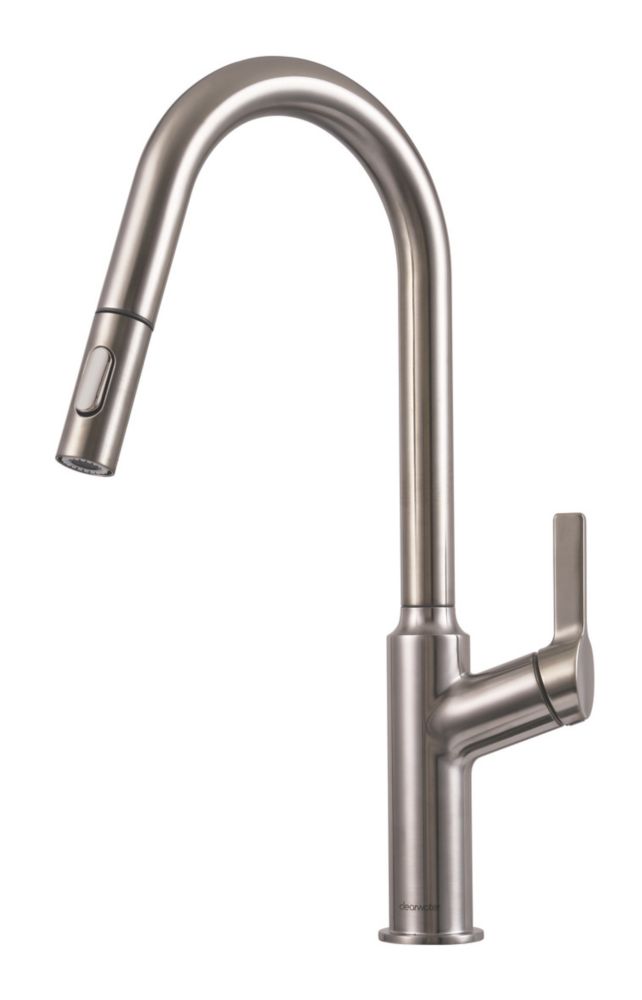 Image of Clearwater Karuma KAR20BN Single Lever Tap with Twin Spray Pull-Out Brushed Nickel PVD 