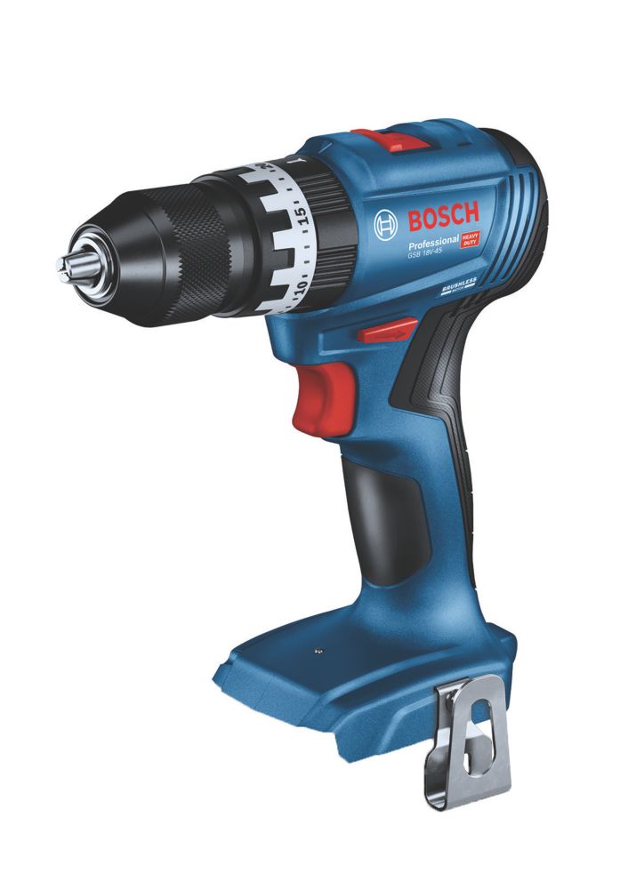 Image of Bosch GSB 18V-45 18V Li-Ion Coolpack Brushless Cordless Combi Drill - Bare 