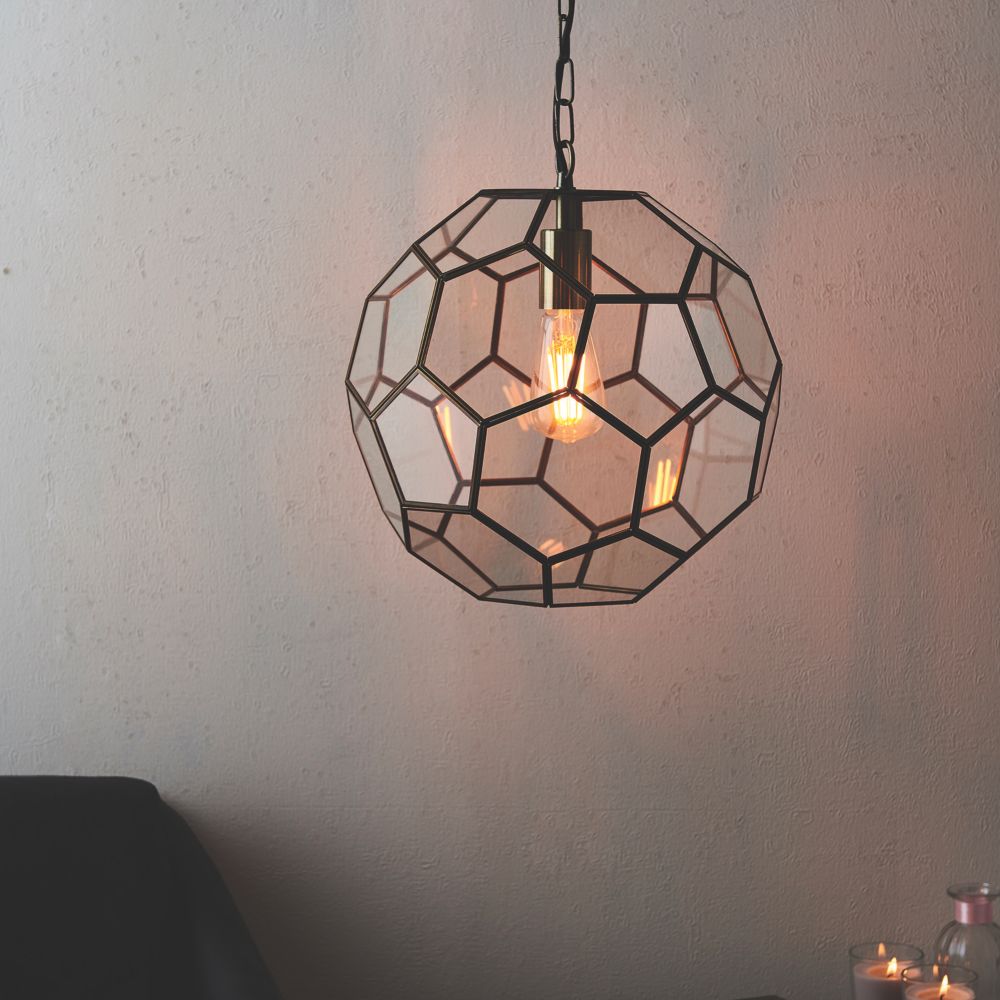 Image of Quay Design Minkar Ceiling Pendant Antique Brass 