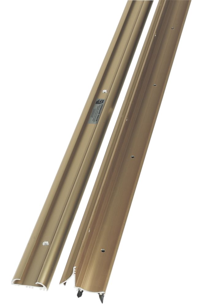 Image of Stormguard 2-Part Trimline Threshold Gold Anodised 914mm 