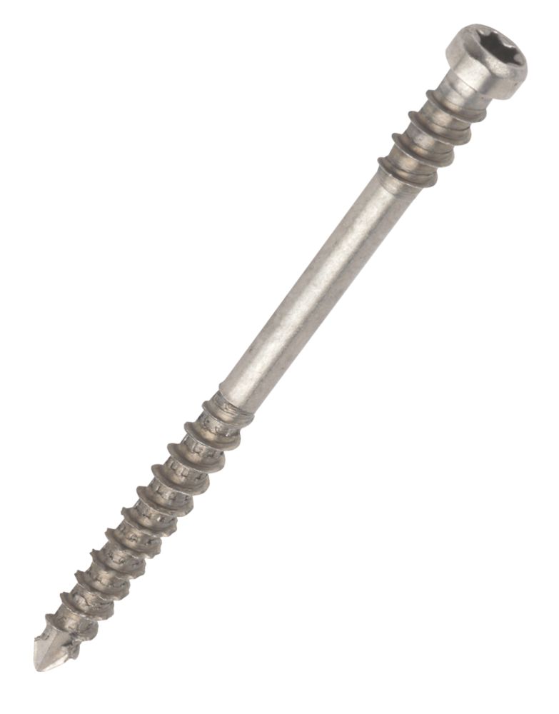Image of Spax TX Cylindrical Self-Drilling Decking Screws 5mm x 80mm 100 Pack 