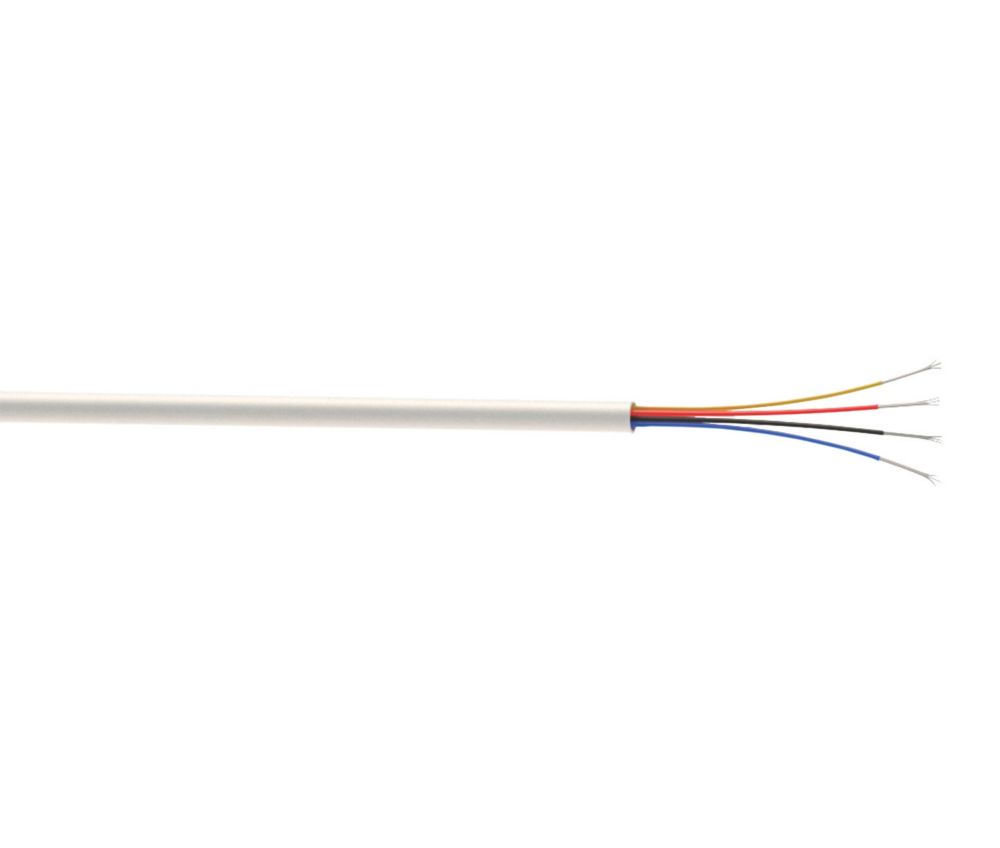 Image of Time White 4-Core Alarm Cable 50m Drum 
