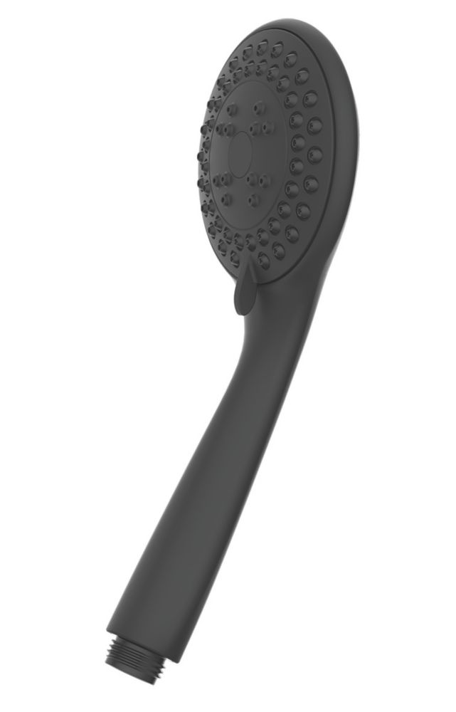 Image of Croydex Nero Shower Handset Matt Black 90mm x 210mm 