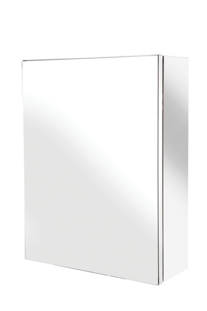 Image of Croydex Single-Door Bathroom Cabinet 300mm x 120mm x 400mm 