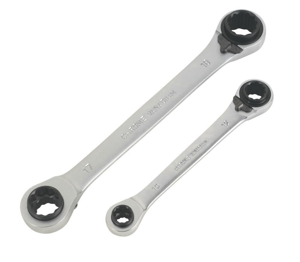 Image of Magnusson W019-5 Ratchet Spanner Set 2 Pieces 