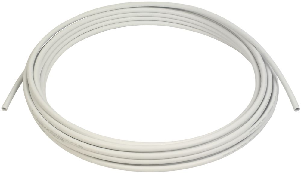 Image of Push-Fit Polybutylene Barrier Pipe Coil 15mm x 25m White 