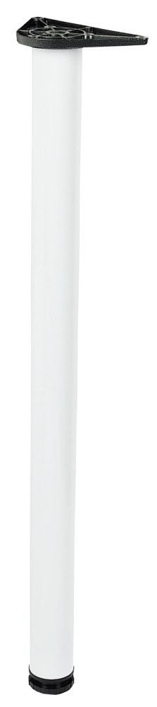 Image of Hafele Worktop Leg White 870mm 