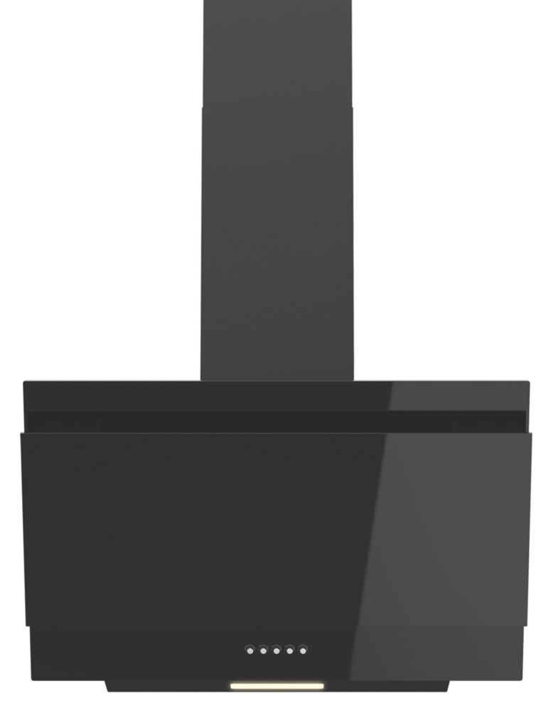 Image of AG60BLa Chimney Hood Black 598mm 