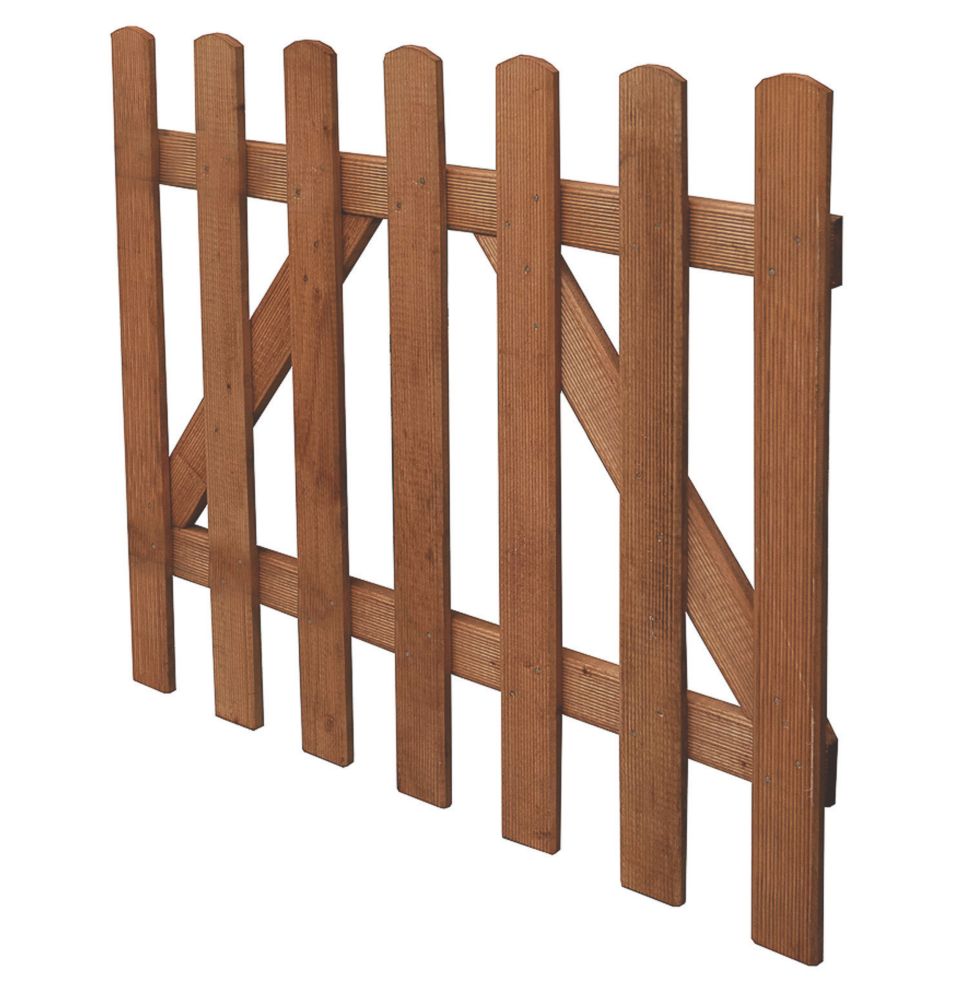 Image of Forest Pale Garden Gate 900mm x 900mm Golden Brown 