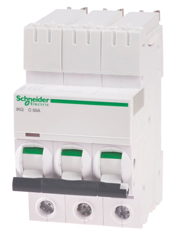 Image of Schneider Electric IKQ 50A TP Type C 3-Phase MCB 